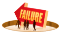 Repeated failures in life